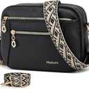 Crossbody Purse for Women Small Crossbody Bags Trendy Vegan Leather with Adjustable Shoulder Straps Gift for Mother Wife Mom