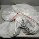 Crib Tent - Crib Net to Keep Baby in, Stop Baby from Climbing Out of Crib, Pop Up Crib Tent with Durable Breathable Net Double Zipper Strong Rods Installation Convenience (Large, Gray)