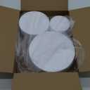 Crafare 3 Tiers Round Foam Cake Dummies Set 4" 6" 8" White Fake Practice Cake Dummy 9 Inch Tall for Christmas Wedding Supplies Baby Shower Birthday Cake Decorating Display