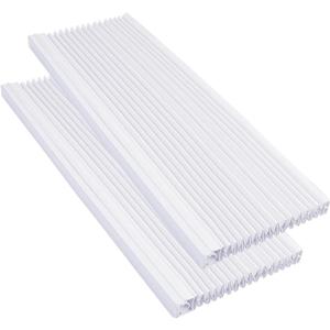 Forestchill Window Air Conditioner Side Panel with Double Layers, Upgraded Insulation AC Side Panels for Window AC Unit, Fits Up to 17" H x 10" W, Pack of 2, White