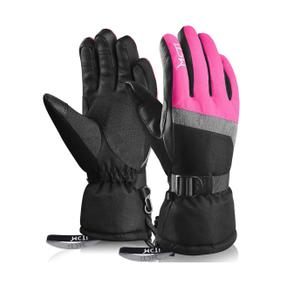 MCTi Ski Gloves,Winter Waterproof Snowboard Snow 3M Thinsulate Warm Touchscreen Cold Weather Women Gloves Wrist Leashes
Amazon's Choice