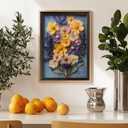 Vintage Wildflower Puzzles for Adults 1000 Pieces, PICKFORU Colorful Flower Bouquet Jigsaw Puzzles Dried Flowers, Unique Impossible Nature Floral Theme for Plant Lover