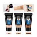 3 x 3 Colors Body Bronzers Waterproof No Transfer Flawless Looking Leg Makeup Light Leg and Body Scar Cover up Makeup/Tattoo Cover Up (30ML,02 Medium Golw