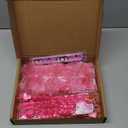 120 pieces of pink party gift pack, Goodie Box gift box contains heart-shaped glasses, straws, bubble sticks, tattoo stickers, bracelets, suitable for children and girls' birthday party decorations