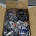 Leveling Casters with Ratchet Handle Design Total Capacity 2200Lbs Heavy Duty Casters Set of 4 Workbench Casters with Adjustable Leveling Pads