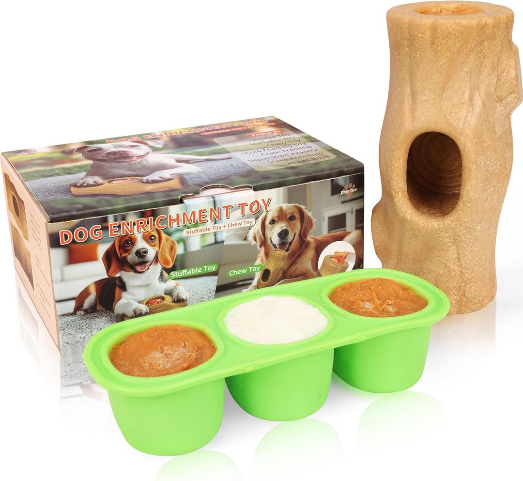 Interactive Dog Toys for Aggressive Chewers Indestructible Dogs Toy for Large/Medium Breed,Frozen Dog Treat Holder to Keep Them Busy&Reduces Anxiety (Size 11)