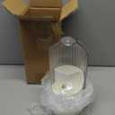 Toothbrush Organizer with Cover,3 Slots for Bathroom Toothbrush Holders with Lid,Dustproof Design,Rotating Holder,Ideal Makeup Brushes Holder for Bathroom Countertop Organization and Storage