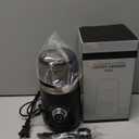 SHARDOR Electric Super Silent Blade Coffee Grinder, Timed Grind Control Rotary Knob, Adjustable Coarse to Fine for Coffee Beans, Spices & Herbs, with 1 Removable Stainless Steel Bowl, Black