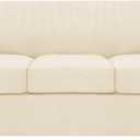 H.VERSAILTEX 4 Piece Stretch Sofa Covers for 3 Cushion Couch Covers for Living Room Furniture (Base Cover Plus 3 Seat Cushion Covers) Upgraded Thicker Jacquard Fabric (Sofa, Cream)