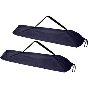 2pcs Camp Chair Replacement Bags, 36.22x9.84 Inch Polyester Durable Travel Outdoor Folding Chair Carry Bags with Shoulder Strap and Drawstring for Camping Hammock Yoga Mat Tripods (Navy)