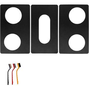 Stove Protectors Replacement for LG Gas Stove Model LRGN6325X, Custom Cut, Easy to Clean Stove Liner,Upgraded 0.4MM Thickness Reusable Stove Burner Covers For LG Stove Protector