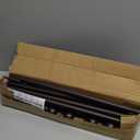 2 Pack Brown Curtain Rods for windows 32 to 62 inch, 5/8 inch Splicing Heavy Duty Metal Curtain Rod Set with Brackets