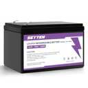 seyyen 12V 10Ah LiFePO4 Battery, Rechargeable Lithium Iron Phosphate Battery, 2000+ Cycles,10-Year Lifetime,Suitable for Fish Finder,Solar/Wind Power, Lighting, 2 Pack