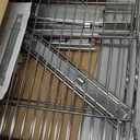 OCG 2 Tier Pull Out Cabinet Organizer (14" W x 21" D), Pull Out Drawers for Kitchen Cabinets, Pull Out Shelves for Base Cabinet Organization in Kitchen Bathroom Pantry, Chrome Finish