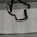 JIU HONG CHAO XL Baseball Mom Tote Bags For Women Canvas Utility Purse Handbag with Pockets Embroidery Baseball Prints Shoulder Bag Baseball Stuff Gifts for Baseball Mom (X-Large, White)