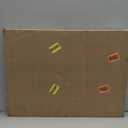 Keonjinn 24x30 in Brushed Pivot Mirror, Tilt Beveled Mirror Bathroom, Rectangular Sturdy Modern Silver Tilt Mirrors, Rounded Corner Aluminum Framed Vanity Mirrors for Wall (Horizontal/Vertical)