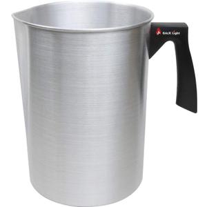 EricX Light Candle Making Pouring Pot, 4 pounds, Dripless Pouring Spout & Heat-resisting Handle Designed Wax Melting Pot, Aluminum Construction Candle Making Pitcher