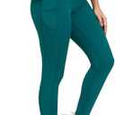 RUNNING GIRL High Waisted Leggings for Women,Tummy Control Workout Yoga Pants with Pockets Compression Pants Buttery Soft, M