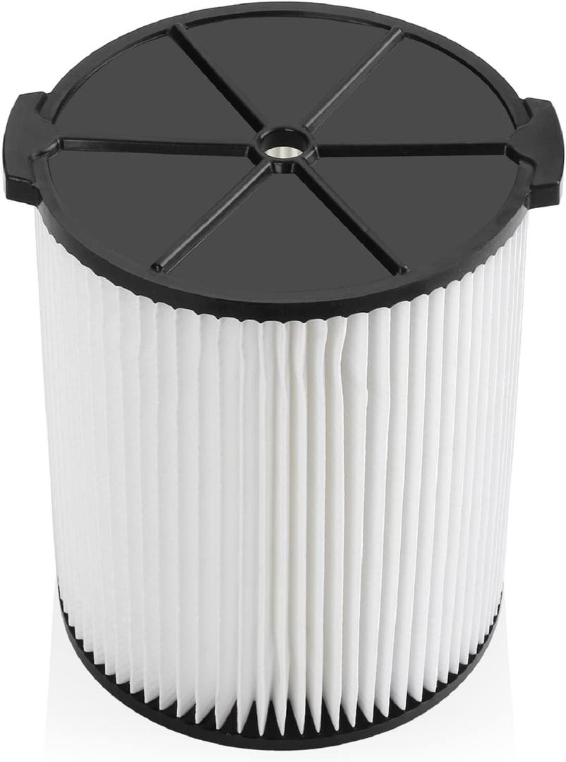 VF4000 Replacement Filter, Housmile Ridgid Shop Vacuum Filter Compatible with for Shop Vac Wet Dry Vacuums 5-20 Gallon and Fits 6-9 Gallon Vacuum Cleaners