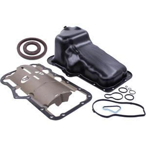 MOTOKU Engine Oil Pan with Gasket Seal O Ring for Dodge Dakota 3.7 2004-2005, Nitro 3.7 2007-2011, Ram 1500 3.7 2002-2010, Jeep Liberty 3.7 2002-2012, Ram 2500 and 3500 5.9 2003-2004