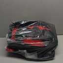 SYANDLVY Gothic Cat Tree with Coffin Bed for Indoor Cats, Activity Tower with Scratching Post, Modern House for Large Cats, Cat Condo Furniture with Basket & Hanging Spider for Play Rest, Black & Red