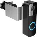 Blink Doorbell Mount No Drill, Stouchi Anti Theft Blink Video Doorbell Camera Mount for Apartments, Doorbell Security System Accessories, Not Block Doorbell Sensor (Silver-Regular)