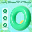 Gemscream 8 Pcs Large Inflatable Pool Float 36 Inches Swimming Ring Pool Floats Adult Inflatable Tube for Summer Vacation Beach River Bachelorette Wedding Party Supplies