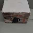 Electric Gooseneck Kettle, 1F Temperature Control, 304 Stainless Steel Inner, 0.8L/1200W Fast Heating with Auto Shut-Off & Safety Lock for Pour Over Coffee & Tea - Black