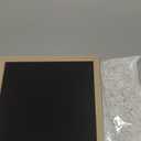 C CRYSTAL LEMON Black Felt Letter Board 10x10in  Milestone & Pregnancy Announcement Message Board with 336 Letters, Wooden Frame, Wall Mount or Stand