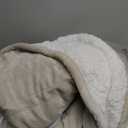 Twin Electric Blanket 62"x84" Heating Blanket Twin, Wheat Pattern Ultra-Soft Flannel & Thick Sherpa with 5 Heat Settings & 10 Hour Auto Shut-Off, ETL & FCC Certified, Machine Washable Home Use, Beige