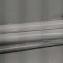 White Tension Curtain Rod 51-165In, Long Adjustable Tension Rods No Drilling for Window or Bathroom, Outdoor Curtain Rods for Patio, Easy to Install, Never Rust, Rod Diameter 1.26 Inches-White