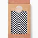 2.5 inch Bias Quilt Binding, Black White Stripe, 100% Cotton, 8 Yards