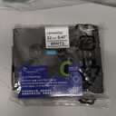 Label Maker Tape Refill Tze TZ Tape 12mm 0.47 Laminated White Compatible with Brother 12mm .47 Laminated White Tz Tape TZe-231 TZ-231 for PT-D200 D210 D220 H110 D410 P710BT 1750 1180 1880 2040, 4-Pack (Black on White)