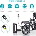 54.6V 2A Electric Charger for 48v Fast and Safe Charging of 13S Li-ion Battery