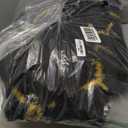 ONASAR Area Rugs for Bedroom Living Room, Washable 4x6 Fluffy Black and Gold Throw Rug, Shaggy Geometric Floor Mat for Home Decor, Soft Plush Carpet for Kids Teen Playroom Dorm Classroom Office