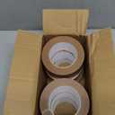 Lichamp Kraft Packing Tape, Brown Kraft Gummed Tape for Packing Boxes, Shipping Cardboard and Carton Sealing, 6 Rolls x 2 inch x 55 Yard x 7 mil