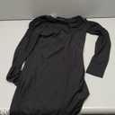 Women's Sexy Bodycon Mesh Long Sleeve Mini Dress Club Party Short Dresses (Black) Small