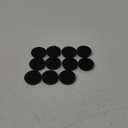Furniture Coasters, 1.5X1.5 Rubber Caster Cups Non Slip Furniture Pads Non Skid Furnitures Grippers Anti Slide Floor Protector for Bed Couch Table Chair Stoppers (Black, 12 Pack)