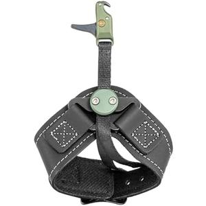 Stan SoleX Index Finger Archery Release - Open Hook Bowhunting Trigger Aid with Single-Sear Design, Adjustable Length, Travel & Tension, Web Connection Wrist Strap