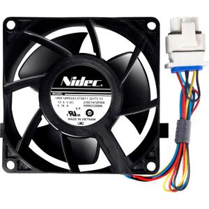 Upgraded WR60X26866 Refrigerator Evaporator Fan Motor (OEM), Compatible with ge Refrigerator, Replace V80E14MS2A3-57A611, WR60X10341, WR60X10356, WR60X10357, etc.