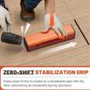 Floor Gap Fixer Tool for Laminate Floor Gap Repair, with Suction Cup, Rubber Mallet Hammer, Pull Rod, Replaceable Sticky Pad and Replaceable End Cap