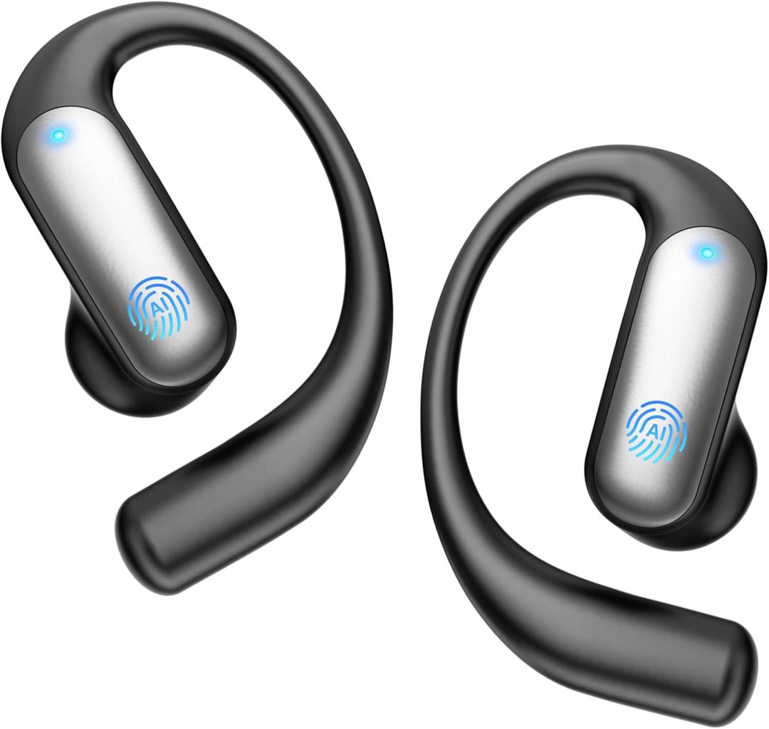 AI Language Translator Earbuds, OWS Real-Time 3-in-1 Translation Earbuds 144 Languages & Accents, Translation Device for Travel Business Learning,Black