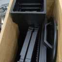 ARCHITECTURAL MAILBOXES Grand Haven Plastic, Mailbox and Post Kit, Black Extra Large