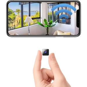 2026 Mini Wireless Security Camera 1080P HD Small Magnetic Home WiFi Micro Camera Nanny Cam with Motion Detection Cloud & SD Storage Night Vision Tiny Cameras Wide Angle for Home Baby Office Indoor
