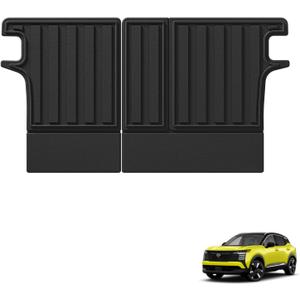 SMABEE Backrest Mats for Nissan Kicks 2025 2026 Accessories | 2026 Kicks Accessories,Backrest Liner,All Weather Floor Liner,Heavy Duty,Car Mats,Non-slip,Easy to Clean,TPE,Black