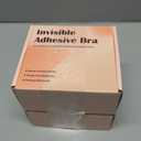 2 x Sticky Push Up Bra Invisible Adhesive Strapless Bra for Backless Dress (Beige)