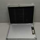 Clipboard with Storage Combination Lock Briefcase Clipboards Heavy Duty Box Metal Aluminum with Handle, Storage Clipboard Maximum Security, External & Built-in Clip Boards (Upgrade)