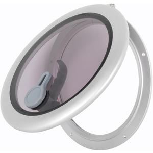 Boat Portlight, Durable Low Profile Boat Deck Hatch Window with Anti-Rust Aluminum Frame and Enhanced Shock Resistance Acrylic Glass (10.9")