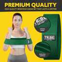 Tribe Lifting Resistance Bands for Working Out - 3 Pack Fabric Workout Bands for Women and Men - Booty Bands for Legs and Glute - Non Slip Exercise Bands Set for Squat Hip Thigh