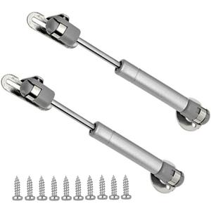 80N/17 lb Gas Strut Cabinet Hinge Safety Lift Support, Gas Struts Soft Open Lid Hinge for Cabinet Toy Box, 6 inch Length 2Pcs